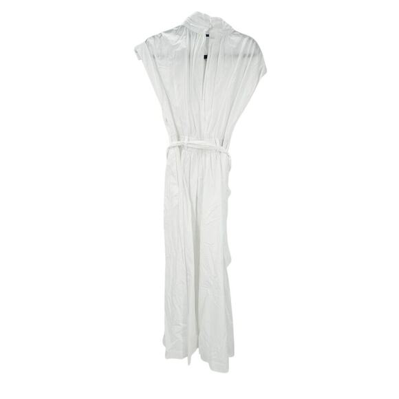 Derek Lam 10 Crosby Celeste Wrap Dress Cap Sleeve in White Size 4 NWT - Picture 13 of 13